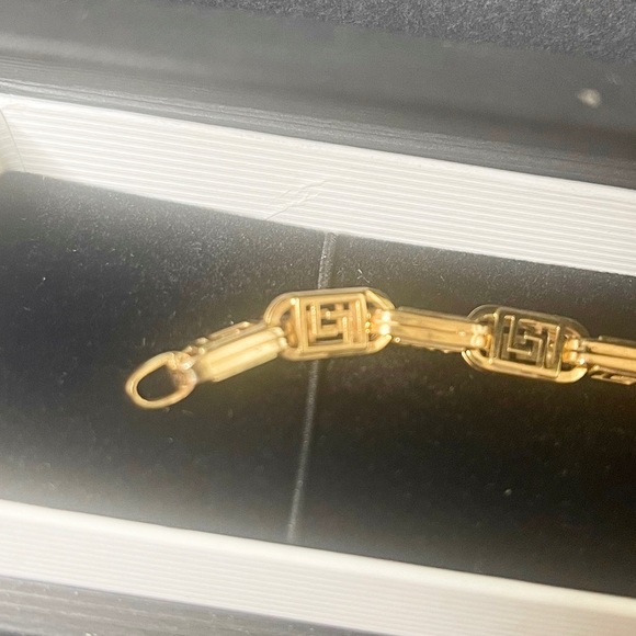 3D Italian gold bracelet